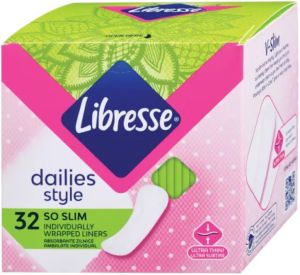 Libresse So Slim ежедневни превръзки без аромат - 32 броя