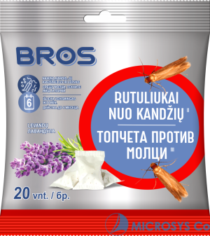 BROS ароматизатор ТОПЧЕТА срещу молци Lavanda 