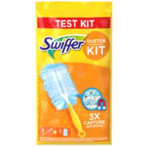 Swiffer Duster СТАРТОВ комплект за почистване на прах дръжка с 1 бр. пухче