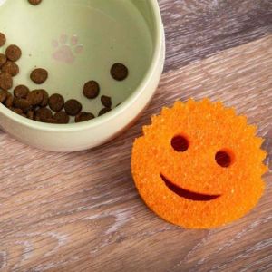 Scrub Daddy COLORS недраскаща гъба за почистване - оранжева