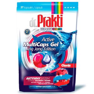 Prakti Multy гел капсули за пране 17 бр - за цветно