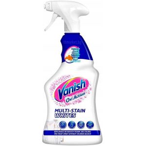 Vanish Oxi Action White спрей за премахване на петна от бели дрехи 750 мл