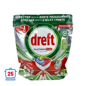 Dreft таблетки за съдомиялна 25 бр. - Анти мат  