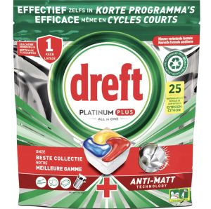 Dreft таблетки за съдомиялна 25 бр. - Анти мат  