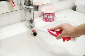 Star Drops The Pink Stuff комплект паста за почистване 2 бр.х 500 гр. + ел.четка с 4 приставки