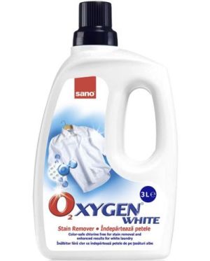Sano Oxygen за петна върху бели дрехи 3 литра