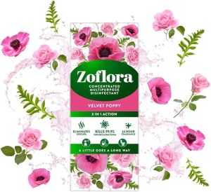 Zoflora концентрат дезинфектант 500 мл. (=20 л.) - Кадифен мак