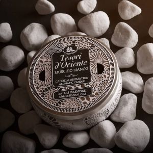 TESORI ароматна свещ - Бял мускус 200 гр