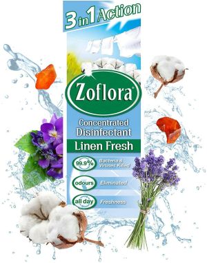 Zoflora концентрат дезинфектант 500 мл. (=20 л.) - Linen Fresh