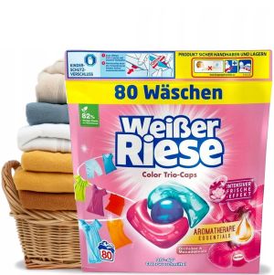 Weisser Riese капсули за цветно пране 80 броя - изгодна опаковка
