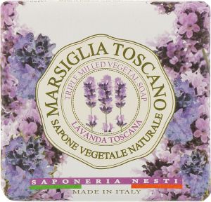 Nesti Marsiglia Toscano сапун растителен 200 гр - квадрат- Lavandula