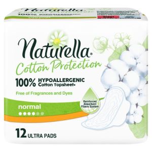 Naturella превръзки Normal Cotton Protection 12 бр 