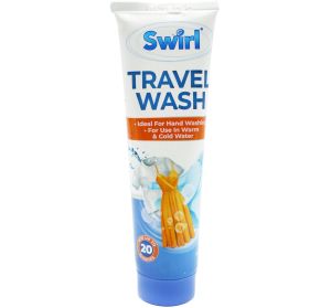 SWIRL Travel Wash концентриран гел за пране на дрехи подходящ за пътуване 100 мл